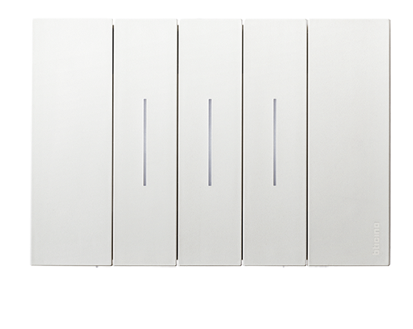Combinaciones de placas con mecanismos de color BLANCO